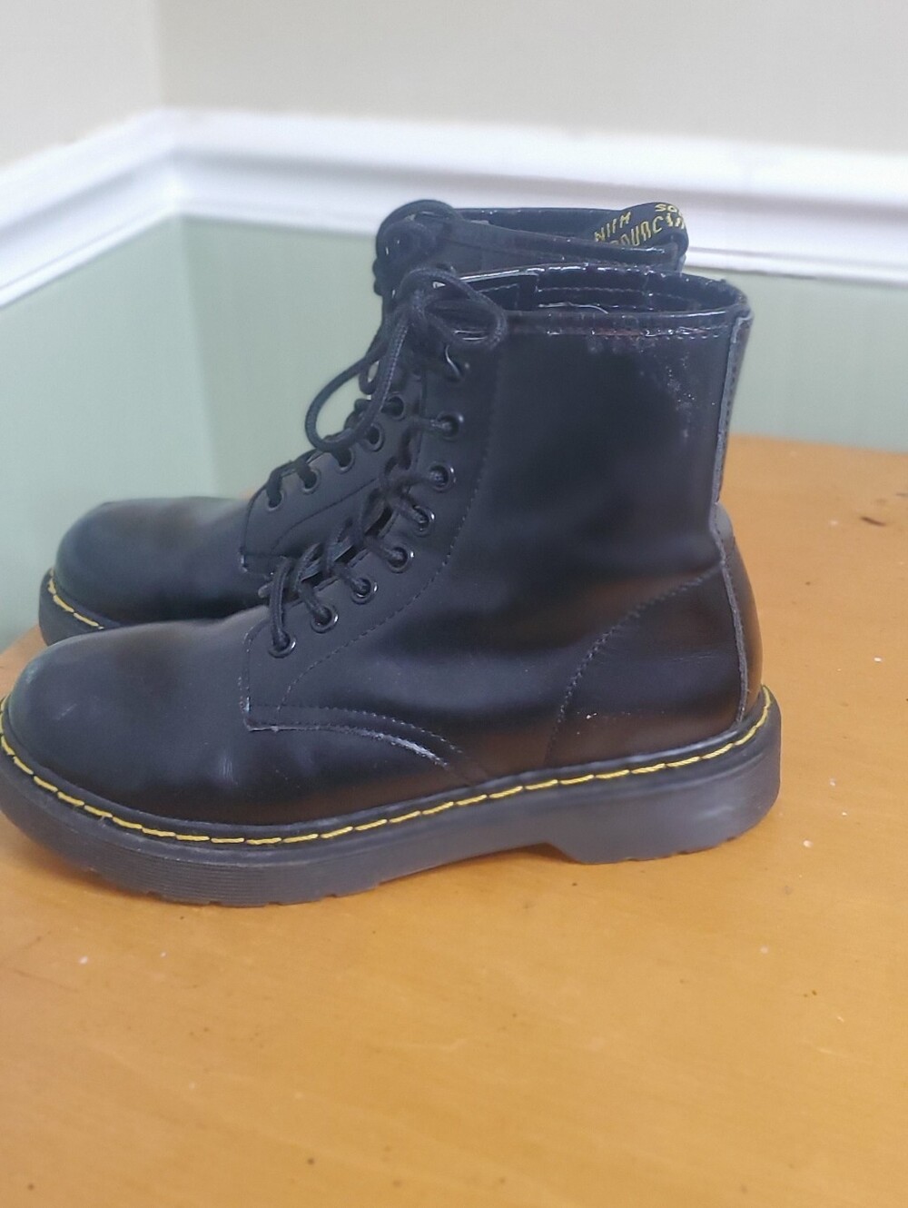 Black Lace-Up Leather Doc Martens